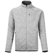 stand collar 100% polyester grey polar fleece coat plus size men's clothing men jacket